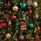 25ct. Holiday Deluxe Shatterproof Christmas Tree Ornament Box Set